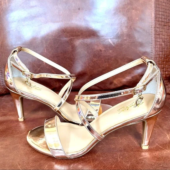 rose gold heels with red dress Long Sequin Dress Formal Evening R&M Richards 10120M – The Dress Outlet main image 0